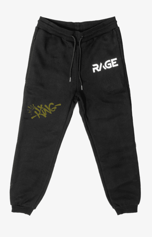 RAGE Prestige Line King Track Pants - Black