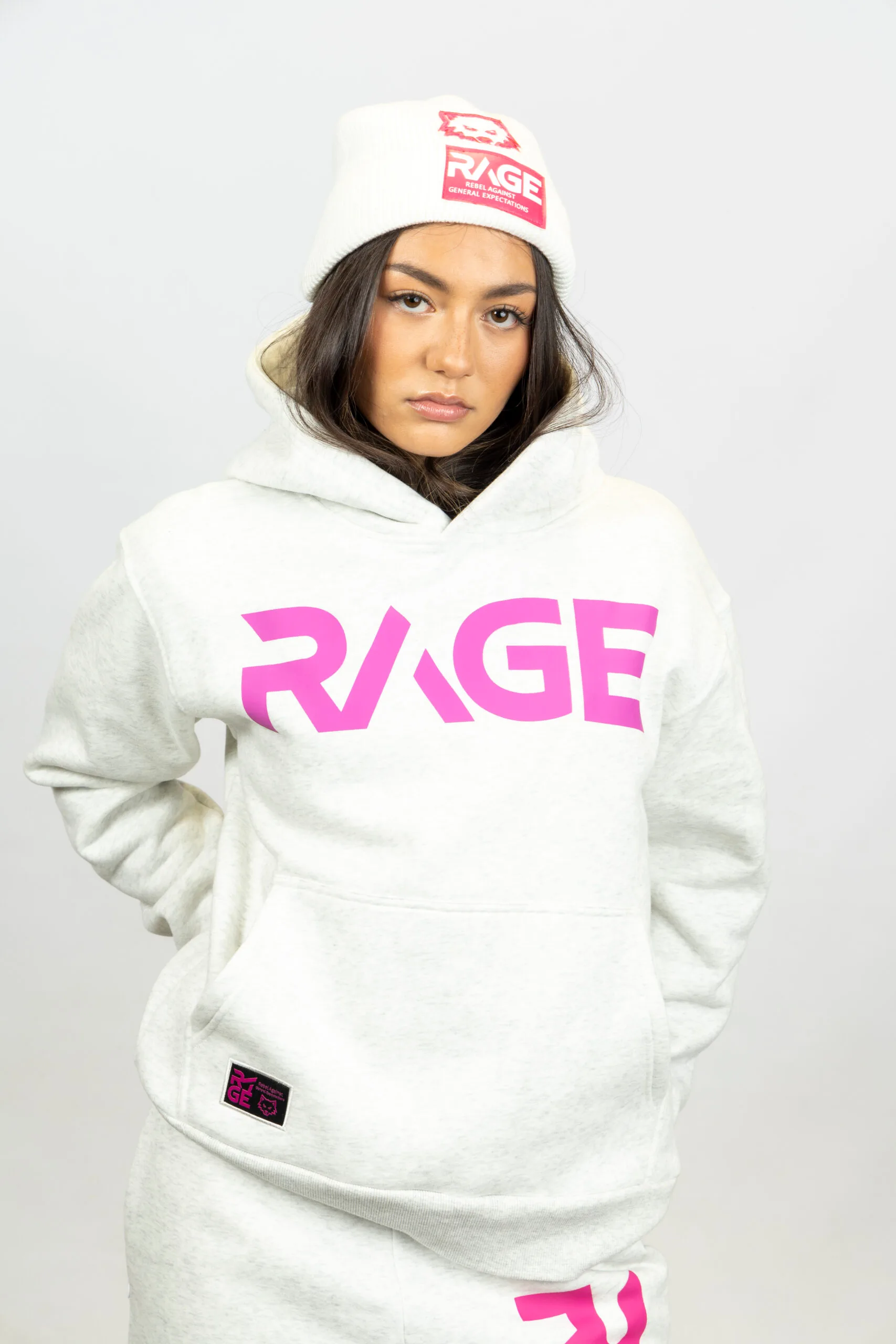 RAGE All Occasion Hoodie - White - Image 3
