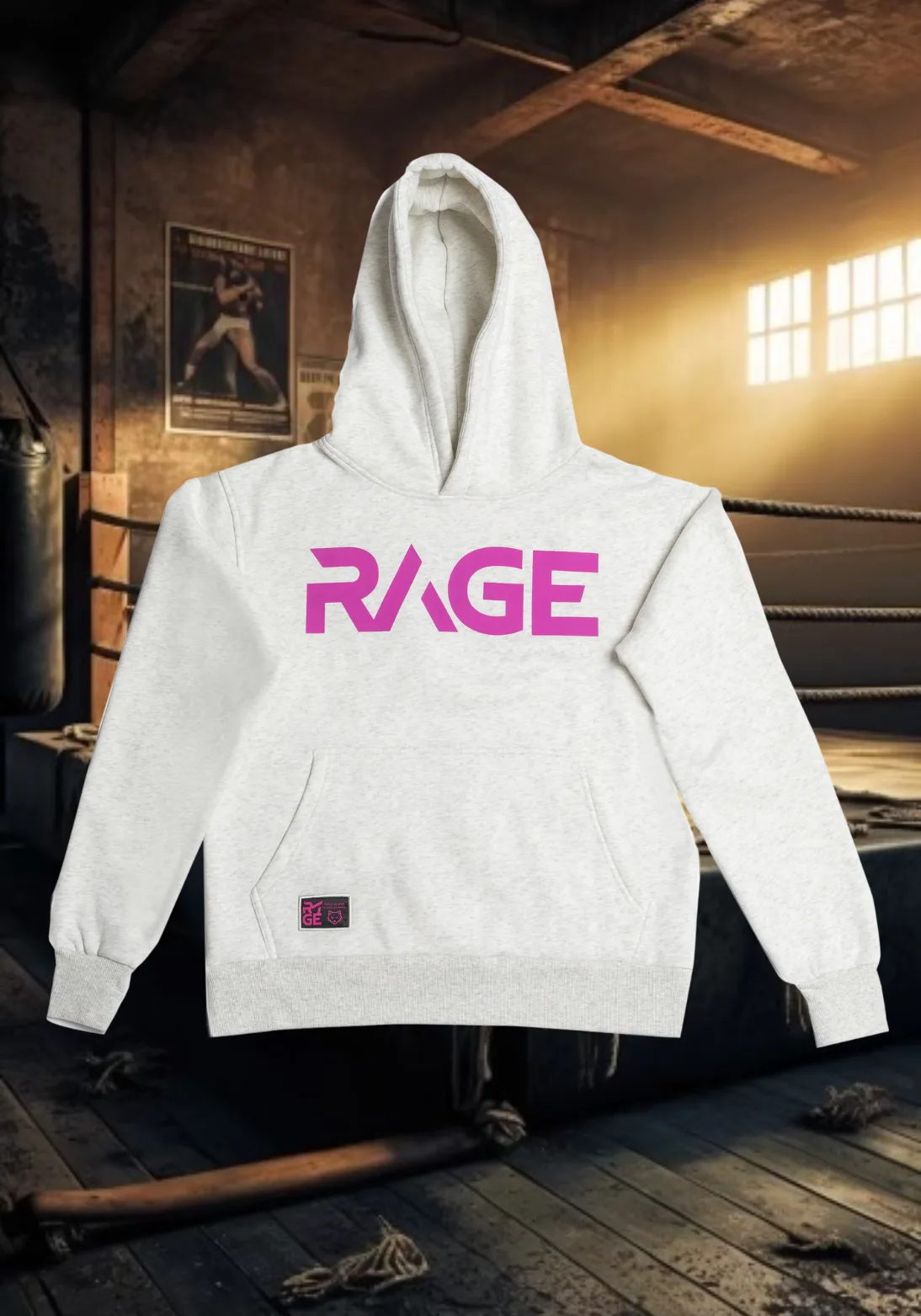 RAGE All Occasion Hoodie - White - Image 4