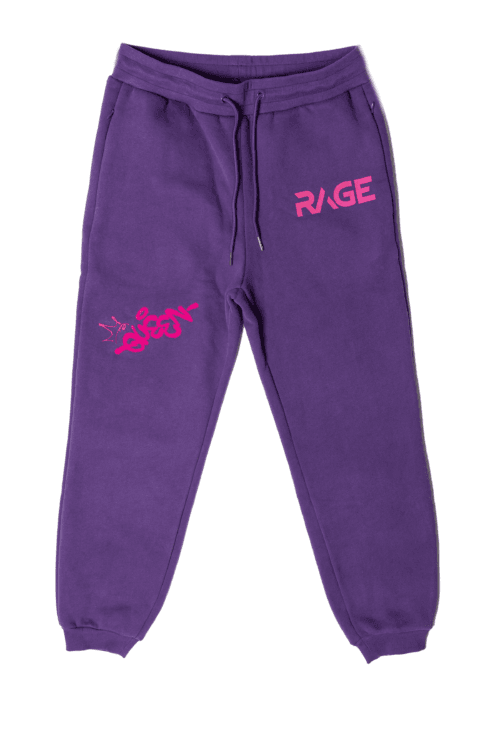 RAGE Prestige Line Queen Track Pants - Purple